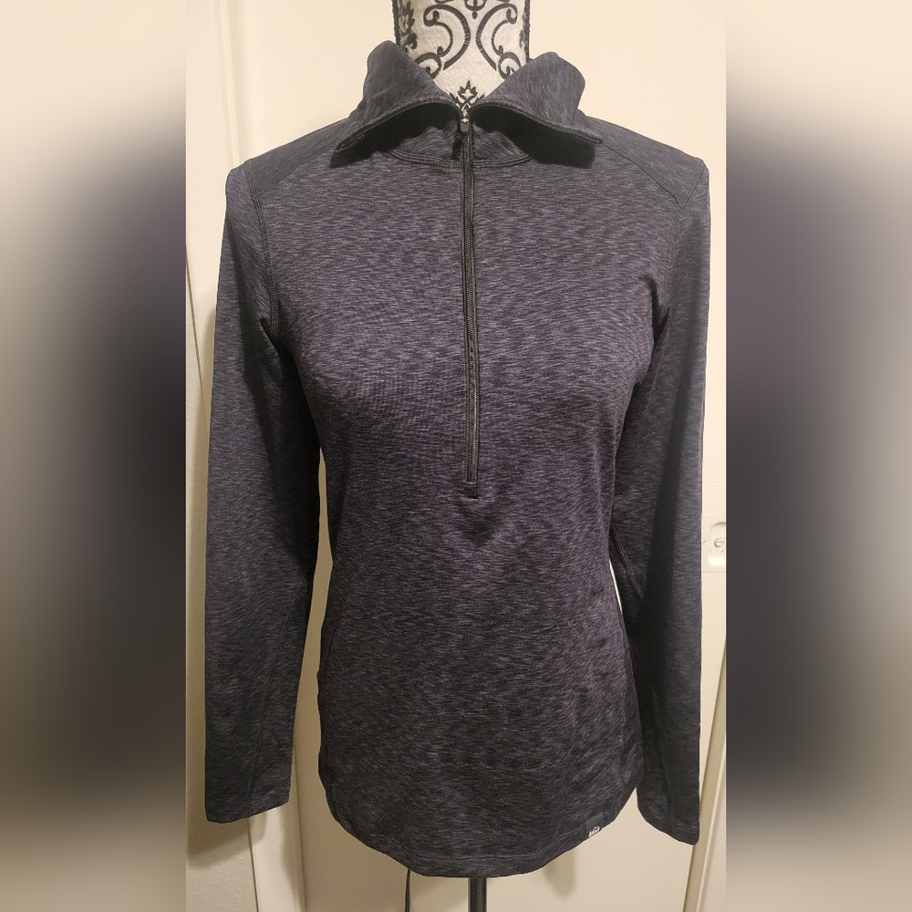 REI Co-Op Midweight Base Layer Half Zip Long Sleeve Top Sz Small
